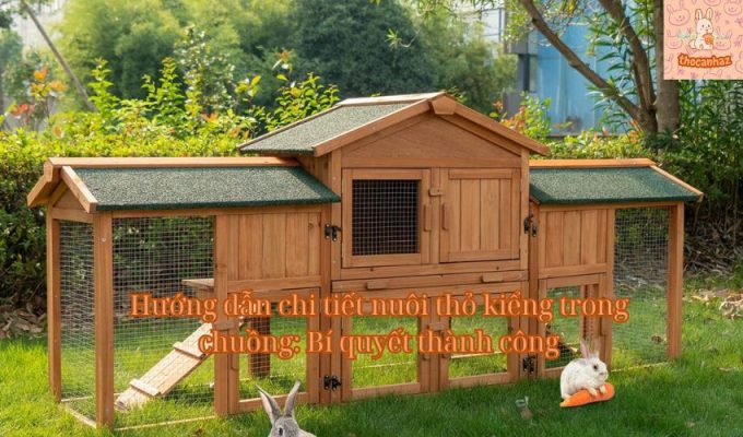 Hướng dẫn chi tiết nuôi thỏ kiểng trong chuồng: Bí quyết thành công